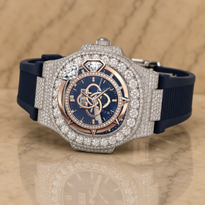 Luxury Moissanite <b>Diamond</b> <b>Watch</b> Men Full Pave VVS Moissanite Stones Stainless Steel Automatic Wristwatch - Product Image 1