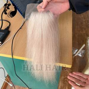 Venta caliente Hali 100g 4x4 Body Wave Remy Cierre de encaje vietnamita Frontal Todos los colores Opciones de teñido Extensiones de cabello humano individual - Product Image 2