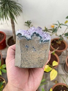 Amethyst Druzy <b>Cluster</b> | Natural Raw Purple <b>Crystal</b> Geode | Carved Feng Shui Mineral Display Decor & Gift by Artist Jewel - Product Image 6