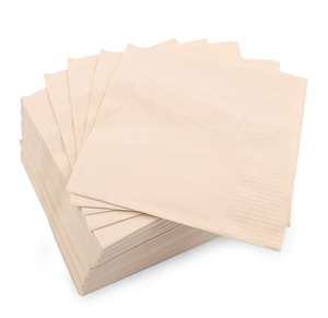 Serviettes en papier de luxe en pâte de bois, 2 plis, jetables pour hôtels, fournisseur de serviettes de table jetables de haute qualité - Product Image 1