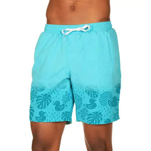 Service OEM, conception personnalisée, shorts de plage pour hommes - Coton uni, respirant, séchage rapide, taille haute, taille élastique, meilleur prix - Product Image 3