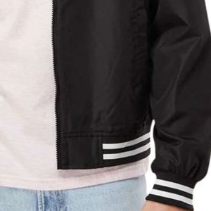 Men Lightweight Bomber Jacket Full Zip Casual Windbreaker <b>Coat</b> Ribbed Collar Cuffs Outdoor Travel Streetwear Spring Autumn Every - Product Image 6