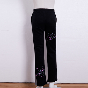 Pantalones Deportivos de Felpa para Mujer, Gruesos, de Color Sólido, Cómodos, Holgados, para Correr, Hacer Ejercicio, Entrenar, de Algodón, para Gimnasio - Product Image 1