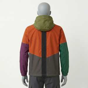 New Design Mens <b>Camouflage</b> Color Block Hooded Windbreaker <b>Jacket</b> <b>Waterproof</b> Outdoor Streetwear Full Zip Formal Front Logo - Product Image 6