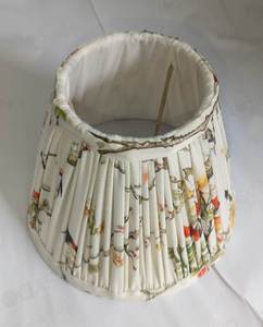 Mini Lámparas de Techo Hechas a Mano con Pantallas Plegadas Tradicionales de Tela Ikat, Accesorios E27 para Lámparas Colgantes, de Escritorio, de Pie y de Mesa - Product Image 1