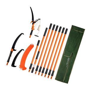 Sega per Potatura Manuale Estensibile 1,35-8,00 m con Lama Affilata in Acciaio 65Mn e Manico Leggero in Fibra di Vetro - Product Image 1