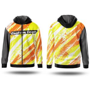 Sweat-shirts d'hiver brodés par sublimation, vêtements de sport élégants pour hommes et femmes, logo personnalisé, 100% coton molletonné, écologiques, design personnalisé - Product Image 2