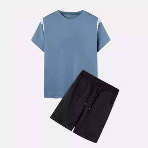 Nuevos conjuntos de moda urbana para hombre, conjunto de dos piezas con pantalones cortos, venta al por mayor, camisetas personalizadas de verano con pantalones cortos 2025 - Product Image 6