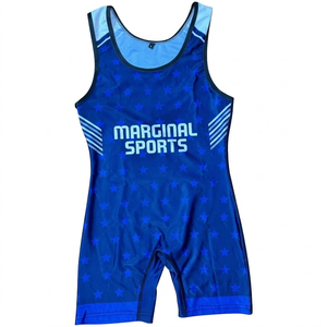 Uniformes de Lucha Libre Personalizados 2026, Cantidad al por Mayor, MOQ Bajo, Singlets Deportivos Unisex de Secado Rápido, Sublimados, para Hombre - Product Image 5