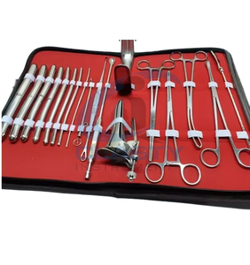 Kit d'instruments dentaires de base en acier inoxydable allemand, forceps d'extraction, instruments d'orthodontie et de chirurgie dentaire pour acheteur - Product Image 1