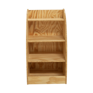 Vietnam Factory Best Price 4-Tier Large Storage <b>Shelf</b> American <b>Pine</b> Plywood Home Furniture Bookcase Smooth Edge Modern Bedroom - Product Image 4