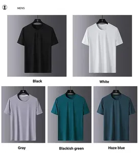 Camiseta personalizada con logo impreso, de alta calidad, para hombre, 100% algodón, holgada, al por mayor, de jersey de algodón 100% para hombre. - Product Image 4