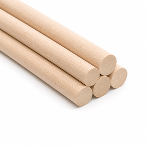 Solid Wood Dowel Rods Custom Wooden Dowel Sticks Premium Poplar Pine for Furniture DIY Crafts Woodworking - Product Image 1
