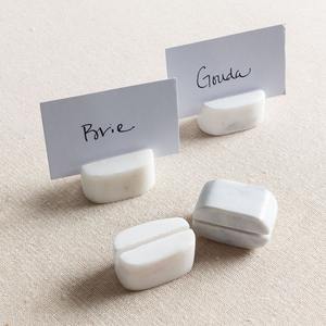 Porta Tarjetas de Visita de Piedra Travertino Natural, Minimalista, Rectangular, para Mesa, Soporte para Nombres, Exhibición para Invitados de Boda, Porta Notas de Oficina - Product Image 5