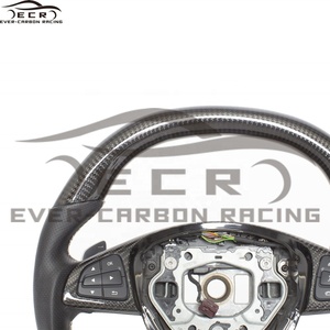Volant de direction de voiture Ever-Carbon Racing ECR, <span class=keywords><strong>prix</strong></span> d'usine, vente chaude, pour <span class=keywords><strong>Mercedes</strong></span>-Benz <span class=keywords><strong>AMG</strong></span> Classe C W204 <span class=keywords><strong>C63</strong></span> W212 W218 W207 W172 SLK - Product Image 6