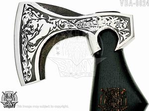 Hache Ragnar, Hache Ragnar Lodbrok, Hache Viking, Hache Nordique, Hache de Combat, Hachette de Camping, Manche en Bois Gravé Personnalisé, Objet de Collection Viking - Product Image 5