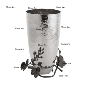 <b>Silver</b> Color Aluminium Flower Vase Latest Design Round Shape Flower Vase For Home Decor Accessories - Product Image 6