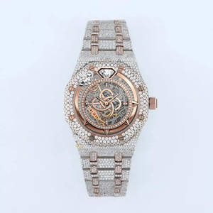 Reloj de Lujo para Hombre con Diamantes Moissanite de Alta Gama, Piedras VVS, Pulsera Completa con Incrustaciones - Product Image 2