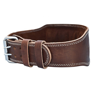 Adjustable Adult Gym Weight Lifting Cowhide Leather Belt with Non-Slip Buckle for Lower <b>Back</b> <b>Support</b> - Product Image 5