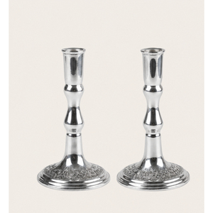 Wholesale Elegant <b>Silver</b> Taper Candle Holder Set Polished Metal <b>Candlestick</b> Stand for Wedding Centerpieces Home Decor - Product Image 3