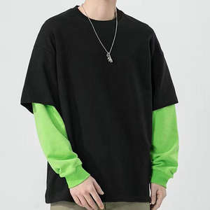 Camiseta de Alta Calidad con Estampado Gráfico para Hombre, Talla Grande, Doble Capa - Product Image 6