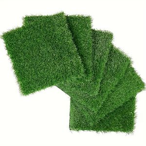 36 Piezas de Césped Artificial Encastrable de 12x12 Pulgadas para Patio, Balcón, Jardín - Césped Artificial Verde Premium - Product Image 5
