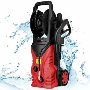 2030PSI เครื่องซักผ้าแรงดันสูงไฟฟ้า1800W พร้อมรีลสายยางที่สะดวกน้ำยาทำความสะอาดแรงดันสูงชั้นยอด - Product Image 4