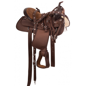 Selle de polo pour cheval en cuir de haute qualité personnalisée avec couleur et logo sur mesure, design OEM - Meilleure vente - Product Image 1