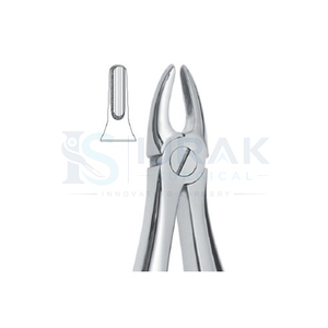 Forceps d'extraction dentaire en acier inoxydable, forceps manuels pour dents, griffes chirurgicales pour usage clinique - Product Image 1