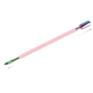 Juego de Herramientas de Cuidado de Belleza, Empujador de Cutículas de Acero Inoxidable de 3 Piezas con Cuchilla Única, Limas para Uñas, Removedor de Esmalte en Gel, Raspador de Manicura - Product Image 2