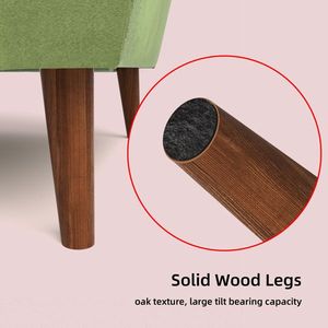 57.9\" Flared Arm Loveseat with Velvet Elegant Living Room Sofa - Product Image 4