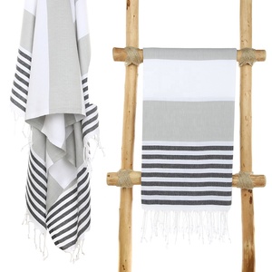 Ensembles de serviettes de bain en coton de luxe recyclé Liman, serviettes de plage personnalisées, super absorbantes, écologiques, séchage rapide - Product Image 1