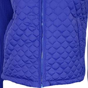 Women's Quilted <b>Zip</b> <b>Up</b> Sweater Jacket Fashionable Long Sleeve Knitted <b>Cardigan</b> with Full Zipper Comfortable Casual Winter - Product Image 6