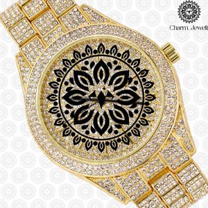 Charm_Jewels Luxury Women's Stainless Steel <b>Watch</b> 38mm Round Dial Analog Quartz Movement Sapphire Crystal Luminous Fashion Band - Product Image 6