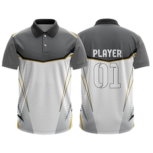 ผู้ผลิตเสื้อคริกเก็ตแบบซับลิเมชั่นตามสั่ง OEM ODM เสื้อผ้ากีฬาคริกเก็ตแห้งเร็ว ขายส่ง เสื้อคริกเก็ตระบายอากาศได้ดี แบบกำหนดเอง - Product Image 2