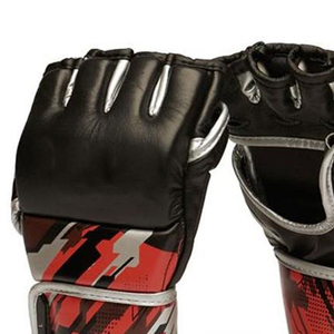 Guantes de Boxeo Profesionales de Alta Calidad, Negros, Totalmente Personalizables, 100% Cuero Vacuno Original, Guantes de Boxeo MMA - Product Image 3