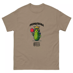 Customised Breathable High Quality Pickleball Queen Unisex Classic Tee Sports <b>T</b>-<b>Shirt</b> with 100% Cotton Fabric - Product Image 4