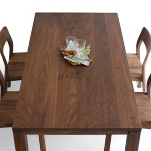 Muebles de Comedor de Diseño Minimalista, Mesa y Sillas con Estructura de Madera de Teca para Conjunto de Muebles de Restaurante - Product Image 5