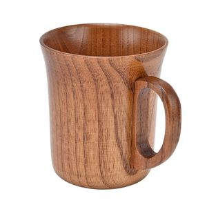 Mug de camping en bois au design nordique écologique avec poignée pour la randonnée, la survie en plein air et les pique-niques à la maison - Product Image 3