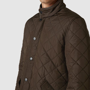 Chaqueta de Invierno Personalizada para Hombre, Chaqueta Acolchada Cortavientos, Abrigo de Plumón para Exteriores con Forro Polar de Algodón - Product Image 4