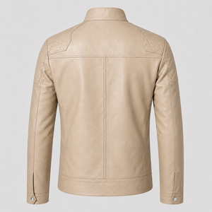High Quality <b>Men</b> Fashion Casual <b>Jacket</b> With Stand Neck Collar Front Zip Closure And <b>Smart</b> Slim Fit Regular Sleeve - Product Image 2