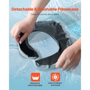 Cuscino da Viaggio a Doppio Strato con Supporto 3D, Rotazione Flessibile a 360 Gradi, Schiuma Memory Migliorata, Logo Personalizzabile Stampato - Product Image 5