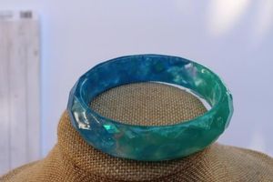 Pulseras de Resina Hechas a Mano Personalizadas para Mujer, Joyería de Moda, Brazaletes Decorativos Ligeros, Adecuados para Uso Casual y de Fiesta - Product Image 3