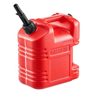 Réservoir de carburant portable anti-fuite sécurisé de 2,5 gallons (15 L/min débit max) avec échelle graduée, pour voitures, rouge, 1 unité - Product Image 1