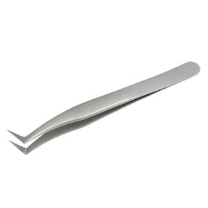 Pinzas para Pestañas de Acero Inoxidable con Puntas de Fibra de Precisión, Pinzas para Cejas de Punta Fina - Product Image 1