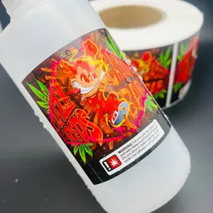 ฉลากกันน้ำแบบกำหนดเองสำหรับขวดอาหารเสริม ดีไซน์พรีเมียม ทนทาน - Product Image 4