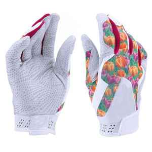 Guantes de Bateo de Béisbol de Cuero con Diseño Personalizado, Ligeros, Duraderos, con Logotipo Personalizado, Colores Personalizables, Unisex, Puño Largo Elástico, Competitivos - Product Image 5