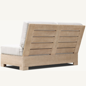 Sofá para la sala de estar hecho de madera de teca con un estilo moderno que es cómodo sentarse sobre él ya que está hecho de espuma suave. - Product Image 4