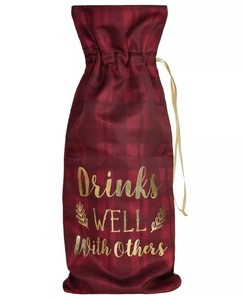Bolsas de Terciopelo Resistentes y Ecológicas para Botellas de Vino, Bolsas de Regalo con Cordón, Fundas para Botellas de Champán, Bolsas de Embalaje de Terciopelo en Blanco - Product Image 6