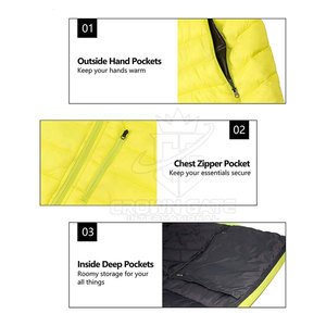 Winter Outdoor Use Puffer Jacket Best Design Low Price Breathable Fabric Winter Jacket For Adults - Product Image 5
